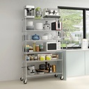6 Tier Wire Rack With Casters 