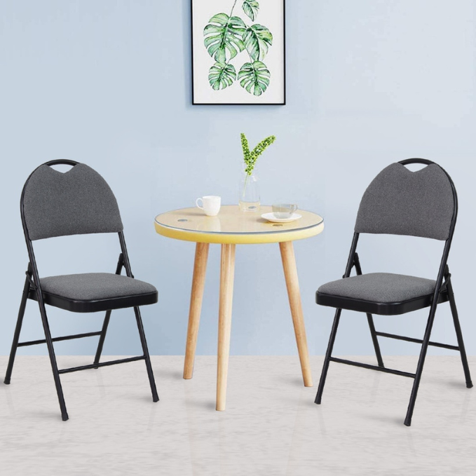 Folding Chair with Upholstered Seat 