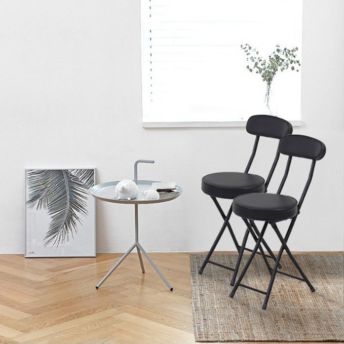 Compact Padded Folding Stool