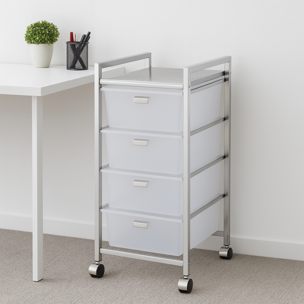  4 Tier Storage Trolly