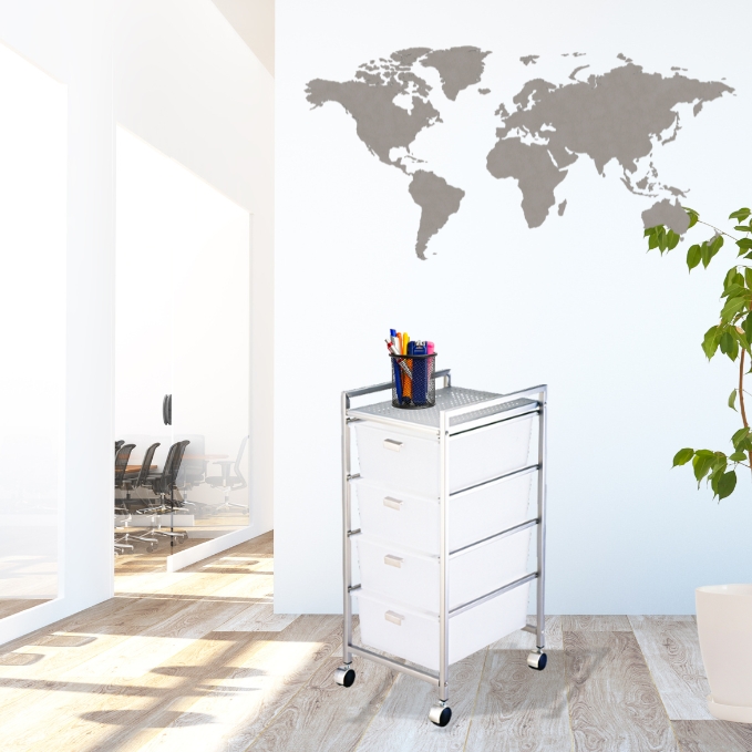  4 Tier Storage Trolly