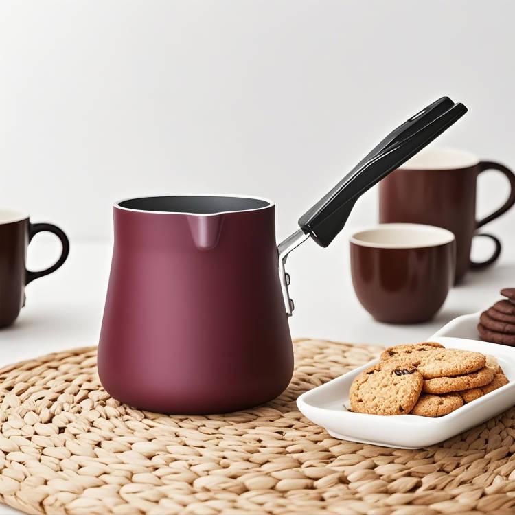 Tefal coffee pot with a Bakelite handle, Multiple Sizes  