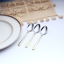 Ava Tea Spoon With Gold Touch - Set of 3