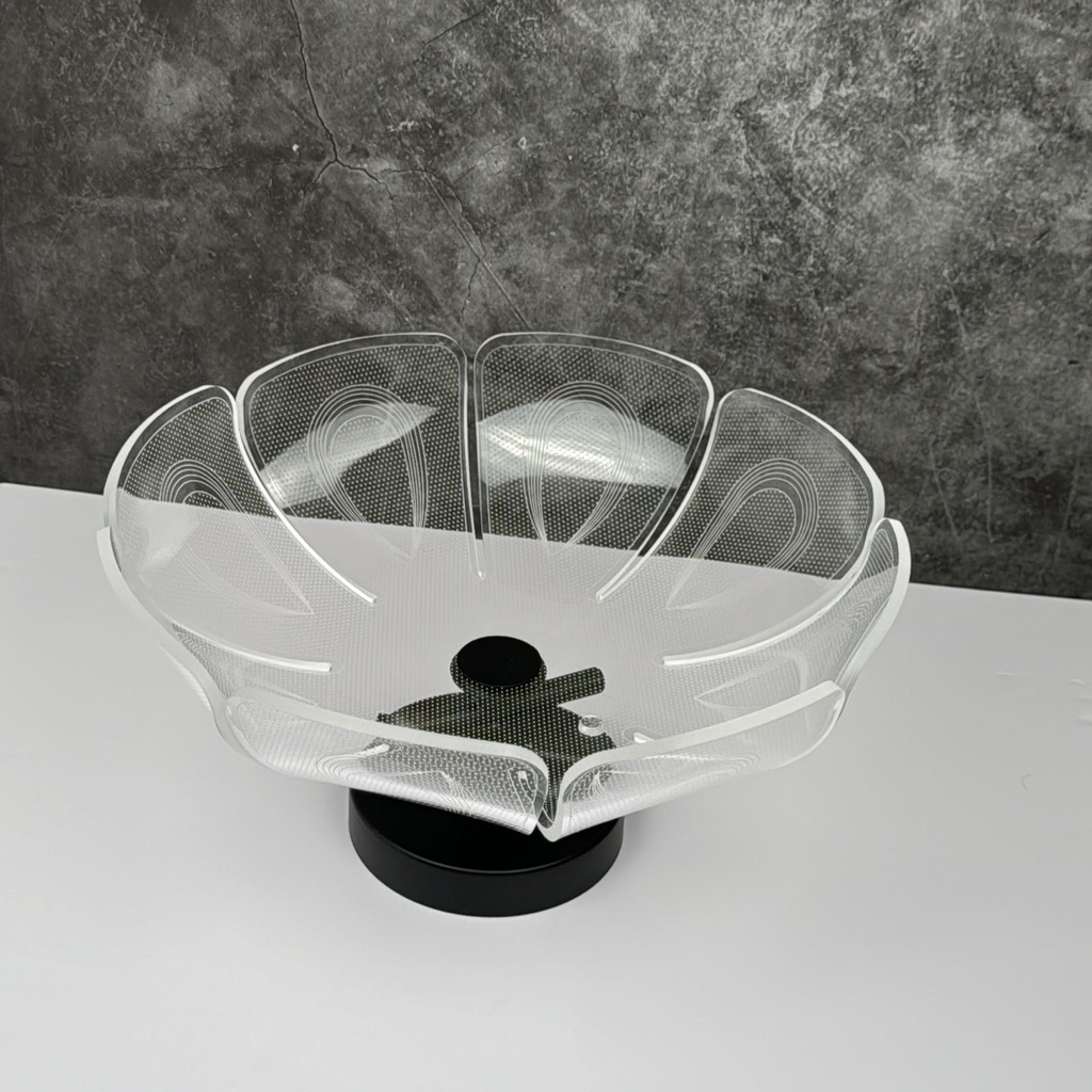 صحن أكريليك للحلويات