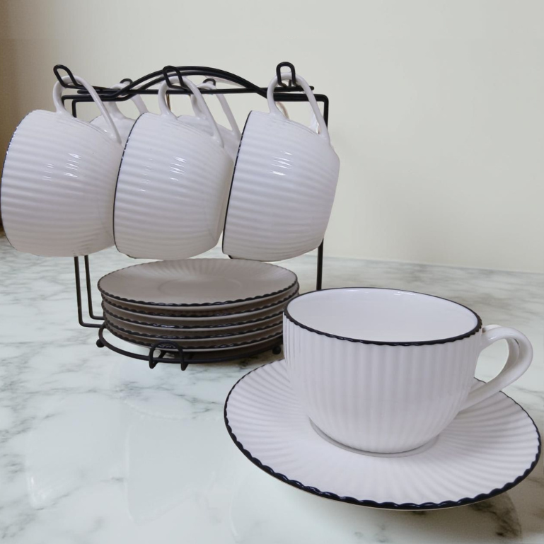 Milk Cup Set with Stand