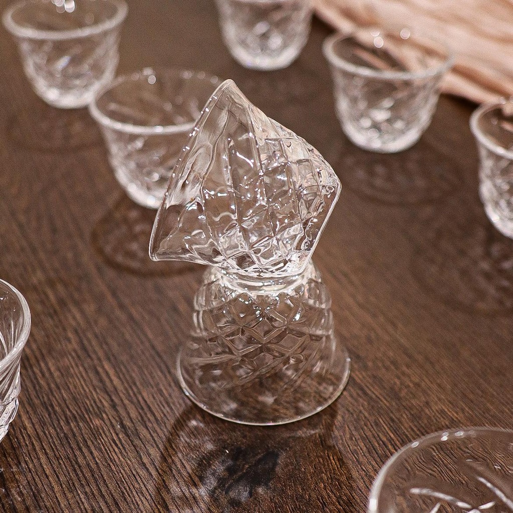 12-Piece Crystal Coffee Cup Set