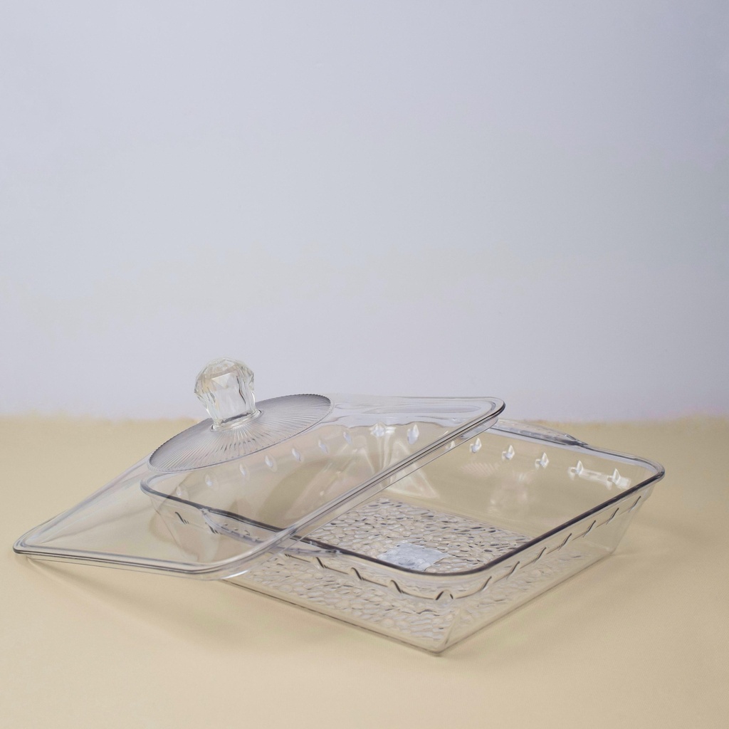  Square Pastry Tray with Lid 
