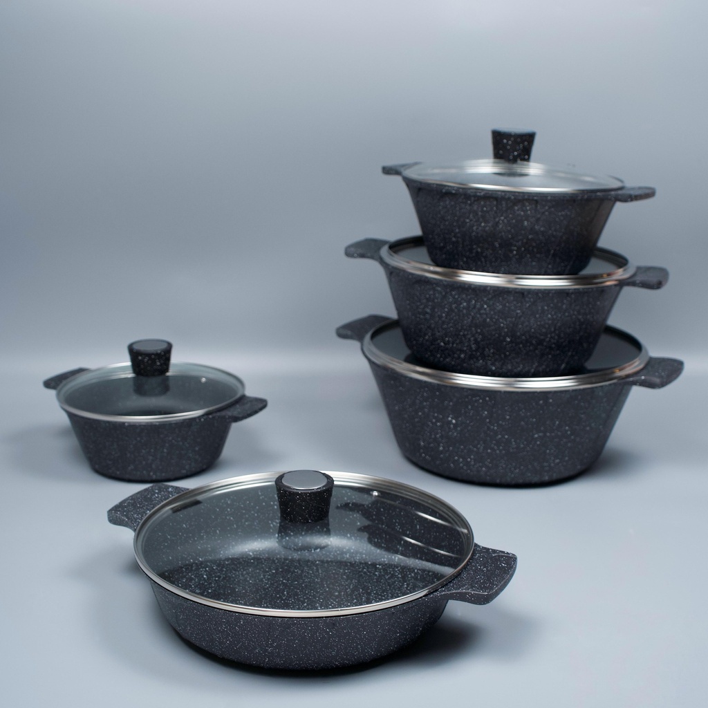 10 Piece Granite Cookware Set 