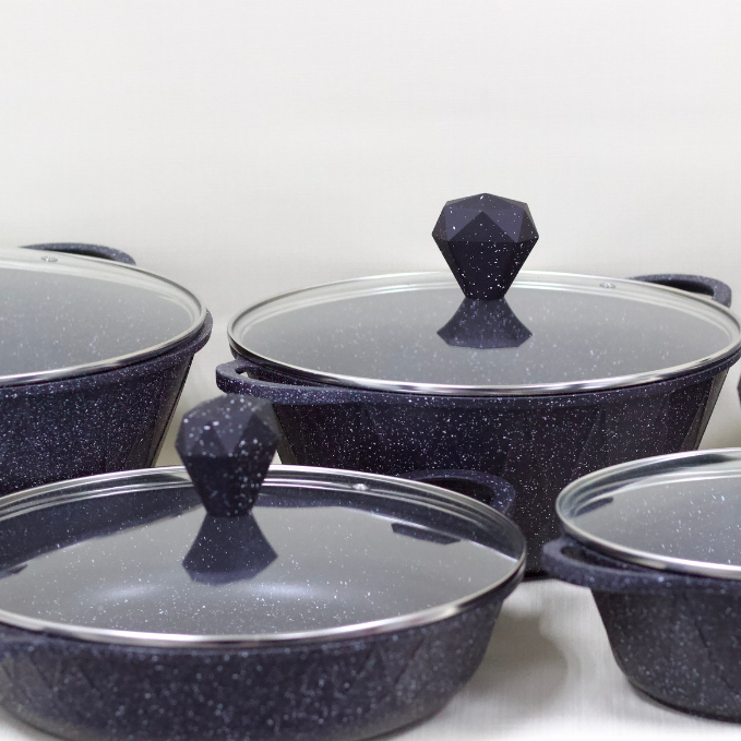 10 Piece Granite Cookware Set 