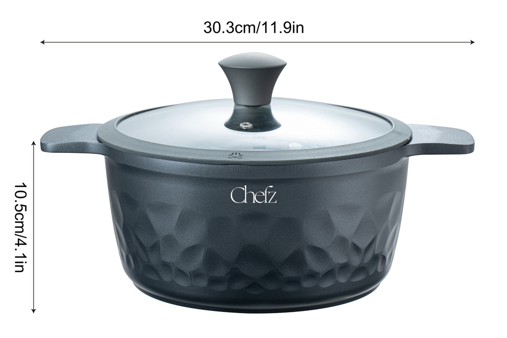 Chefz Tefal Pot with Lid – Multiple Sizes