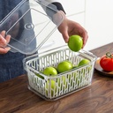 Fridge Food Storage Boxes with Drain Basket – Assorted Shapes