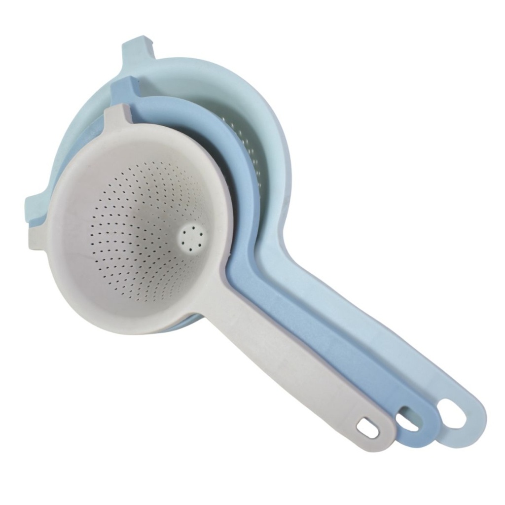Conical Plastic Strainer Set 3pcs