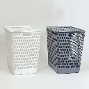 Flexible Laundry Basket with Lid