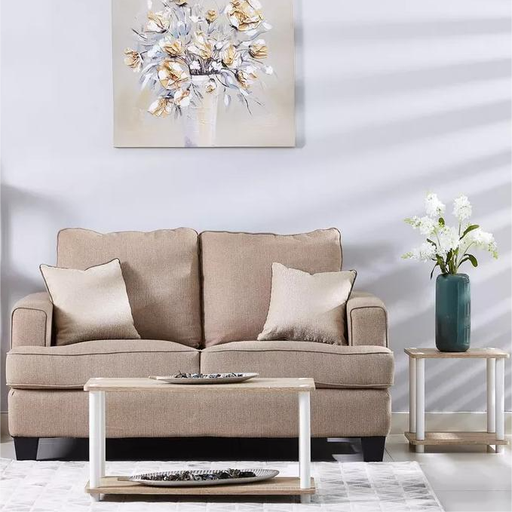 [RS-PR2T-SOL]  Poul End Table with Undershelf