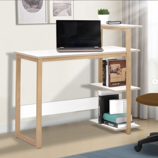 [DK-MTSL01] Desk Table With Shelves 