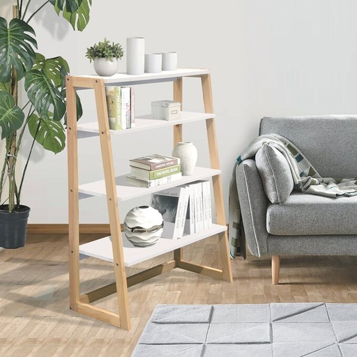 [MR-RSP001-BSL]   Multifunctional 4-Tier Ladder Shelf
