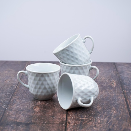[0470591] White Turkish Coffee Cups Set