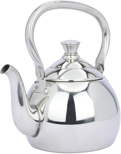 [90401/40] Al Saif S.S Arabic Teapot with Pyramid Lid 4L