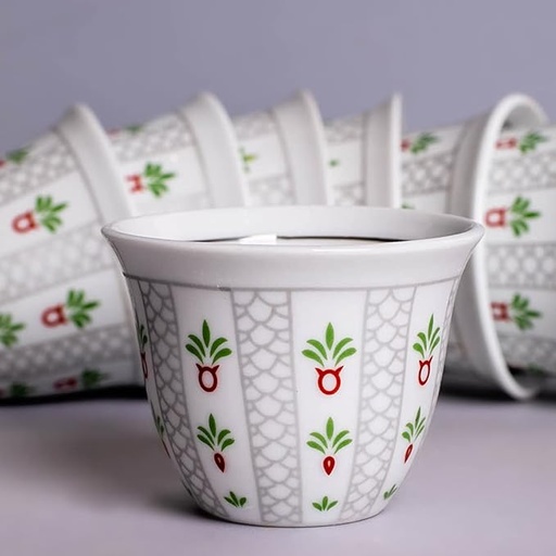 [K6400002] Al-Badia Coffee Cups - 12 Pieces