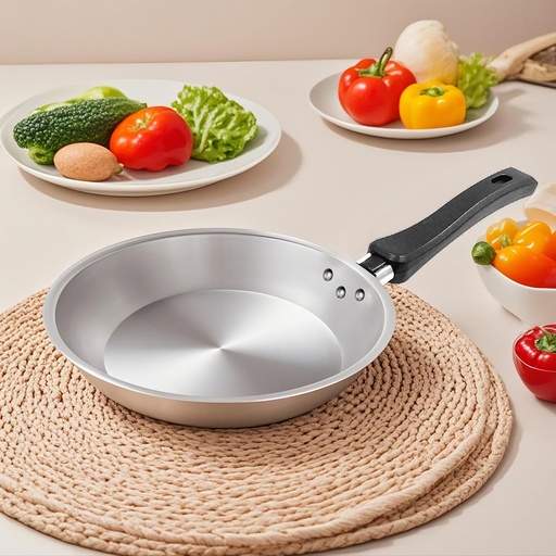 Aluminum Fry Pan with Bakelite Handle, Available in Multiple Sizes(cm)                            