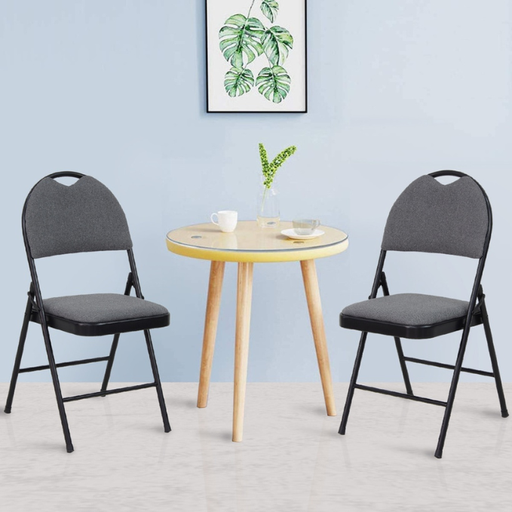 [HM-SC25012] Folding Chair with Upholstered Seat 