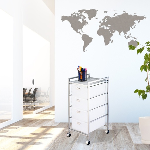 [FLF001-4Q-1]  4 Tier Storage Trolly