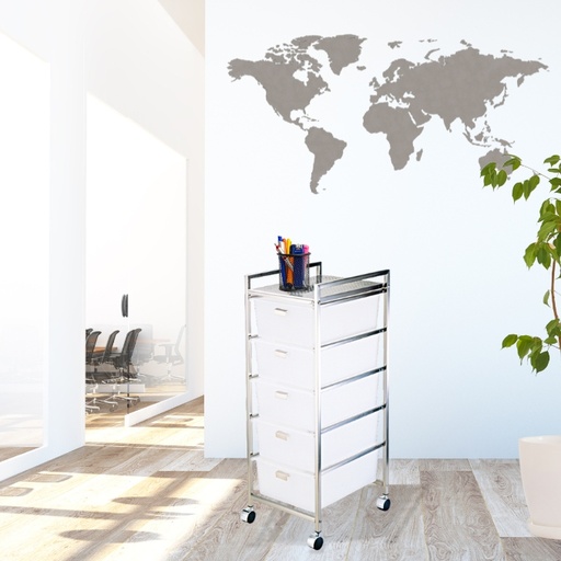 [FLF001-5Q-1]  5 Tier Storage Trolly