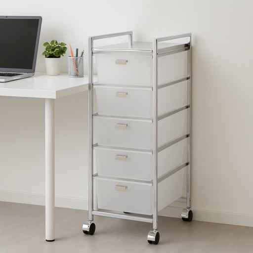 [FLF001-5Q-1]  5 Tier Storage Trolly