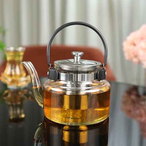 [9501718] Glass Teapot