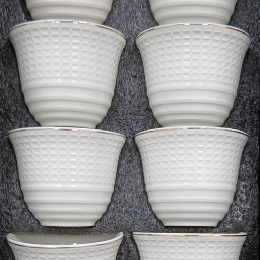 [YDY-36784] 12-Piece Ceramic Arabic Coffee Cup Set  