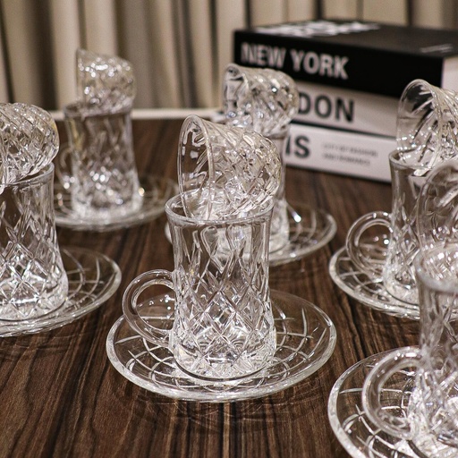 [TG8007095] 18-Piece Tea Glasses and Cups Set 