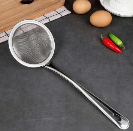 [33002044]  S.S Strainer with Long Handle 17cm