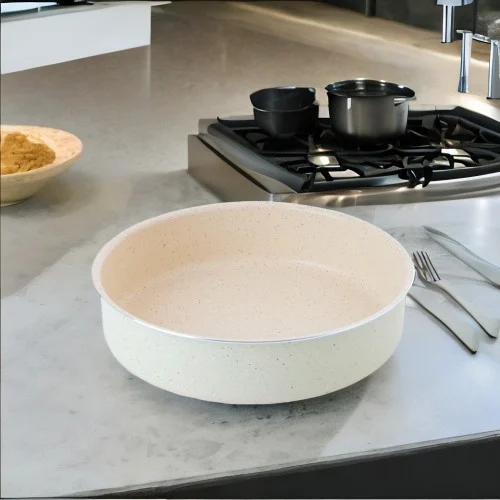 [75701] Granite Round Oven Tray 28 cm