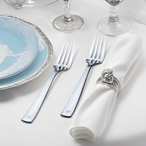 [D054M-2] Aura Table Fork S.S - Set of 6