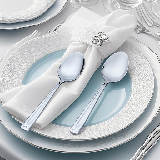 [D054M-3]  Aura Tea Spoon S.S - Set of 6