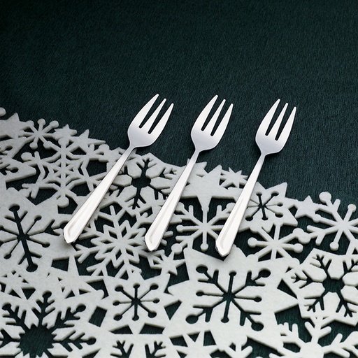 [A041M-4] Tova Cake Fork  S.S - Set of 6