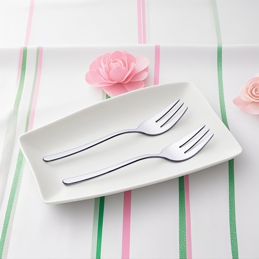 [D462M-4] Lofel Cake Fork S.S - Set of 6