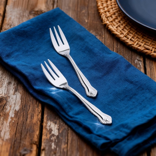 [A088M-4] Rivara Cake Fork  S.S - Set of 6