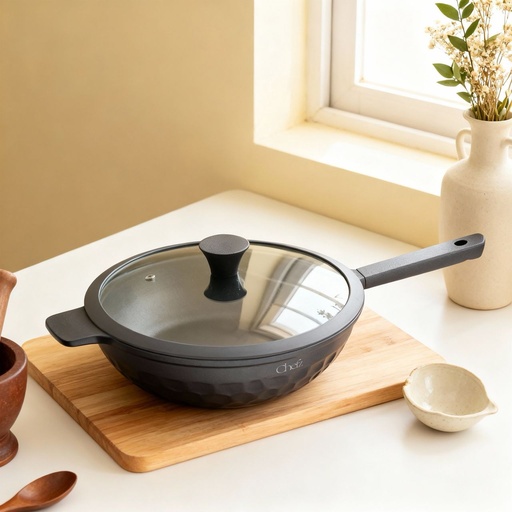 [BM40-32] Chefz Tefal Deep Fry Pan with Lid 32 cm