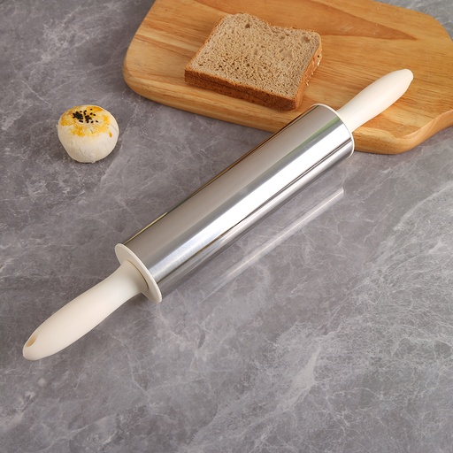 [A016092] Stainless Steel Rolling Pin