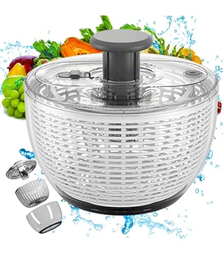 [2330-D989] Manual Salad Spinner Dryer