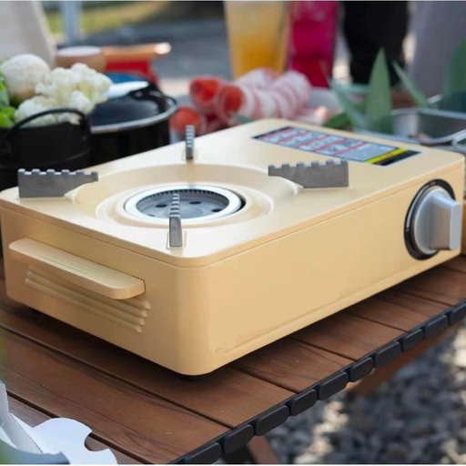 [K01] Mini Yellow Gas Stove Single Burner