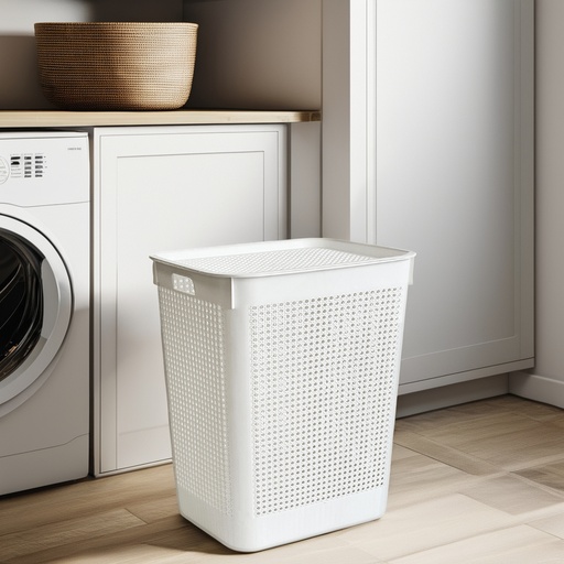 Large Plastic Laundry Basket – 2 Colors