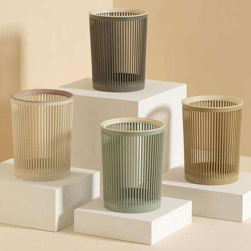 Round Hollow Trash Can – Multi Colors