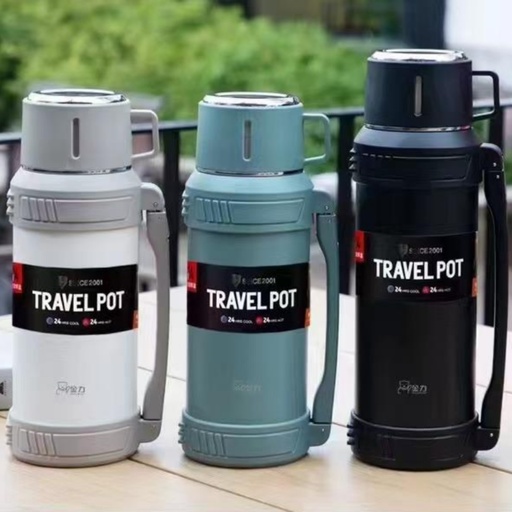 2L Insulated Tea Pot for Travel & Outdoor Use