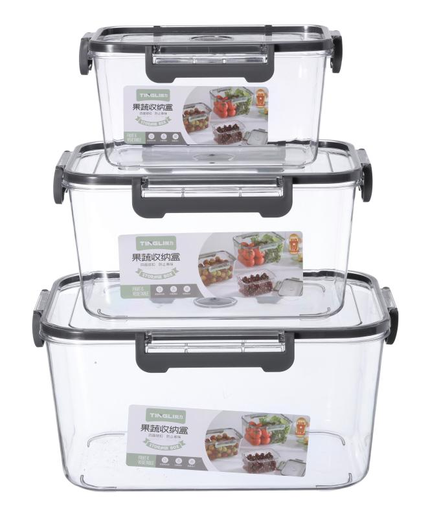 [118-8292-3] 3-Piece Rectangular Food Storage Container Set